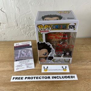 Luffy Gear Four Funko Pop #926 Chalice One Piece COA Signed Autograph NEAR MINT